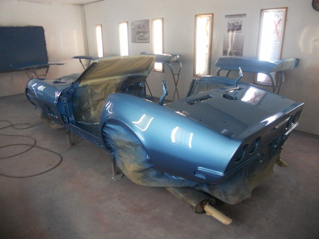 New Paint Body On (PICS) CorvetteForum Chevrolet Corvette Forum